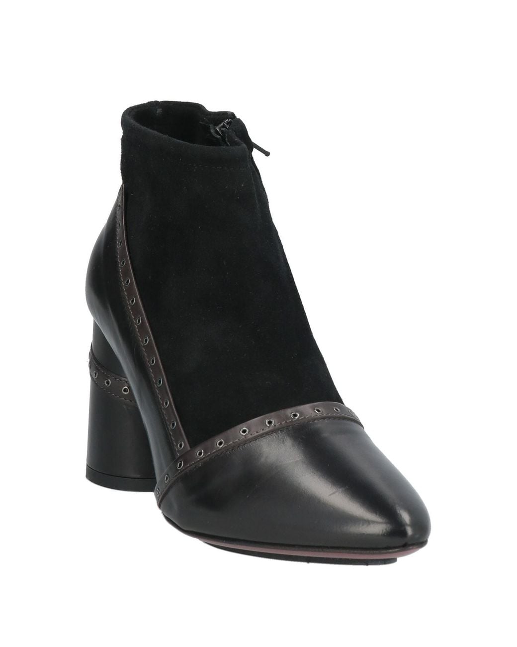 Ixos Black Ankle Boots Leather