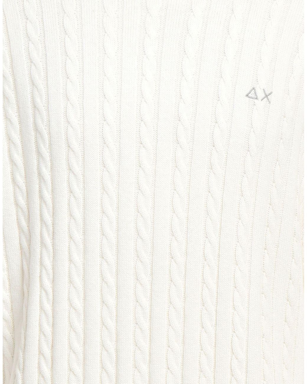 Sun 68 White Turtleneck for men