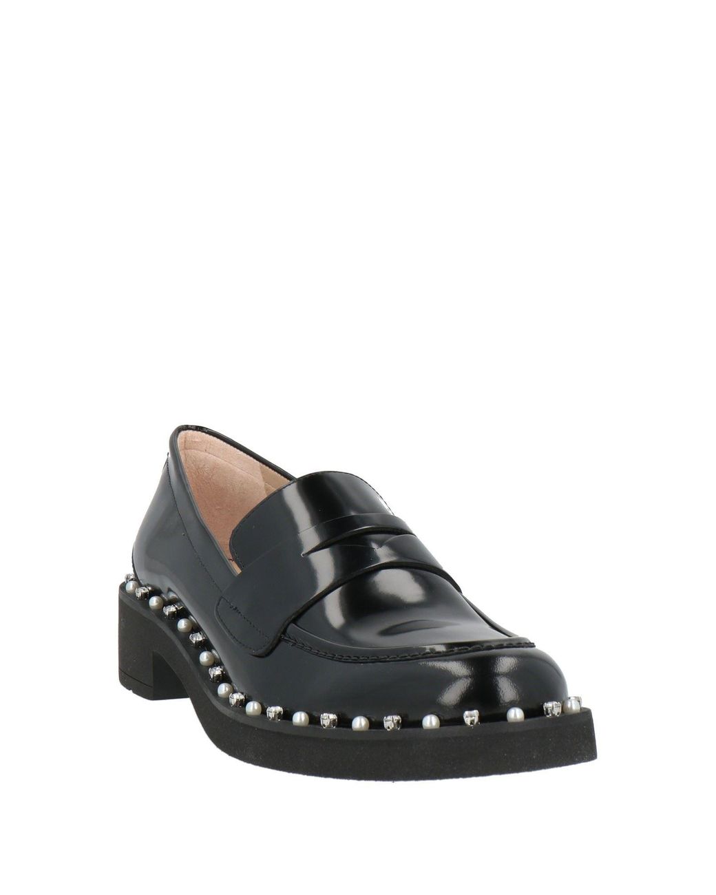 Stuart Weitzman Black Loafers Leather