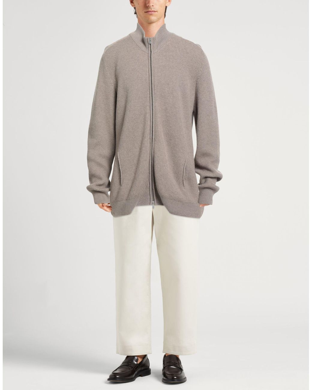Gran Sasso Gray Cardigans for men