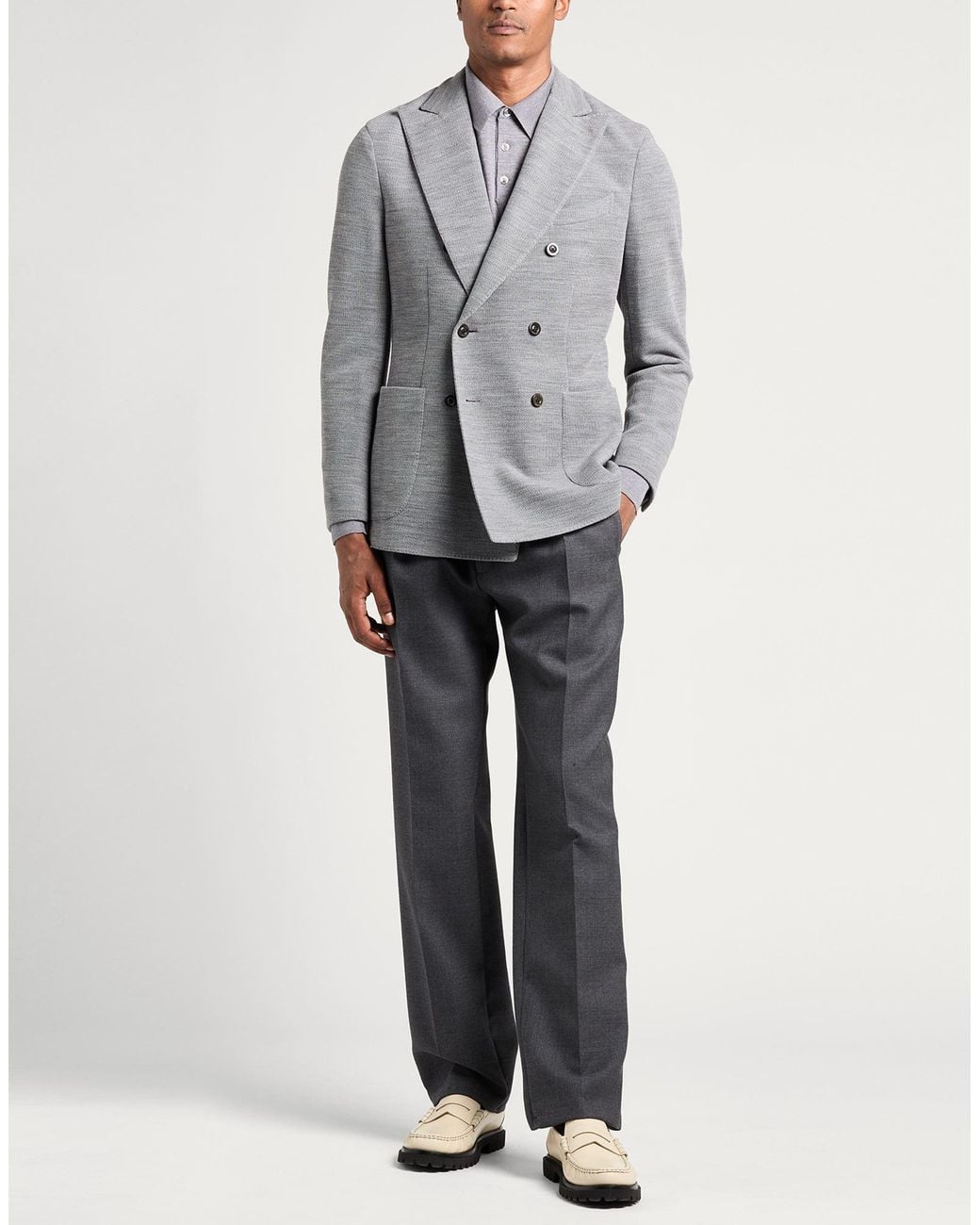 Boglioli Gray Blazer for men