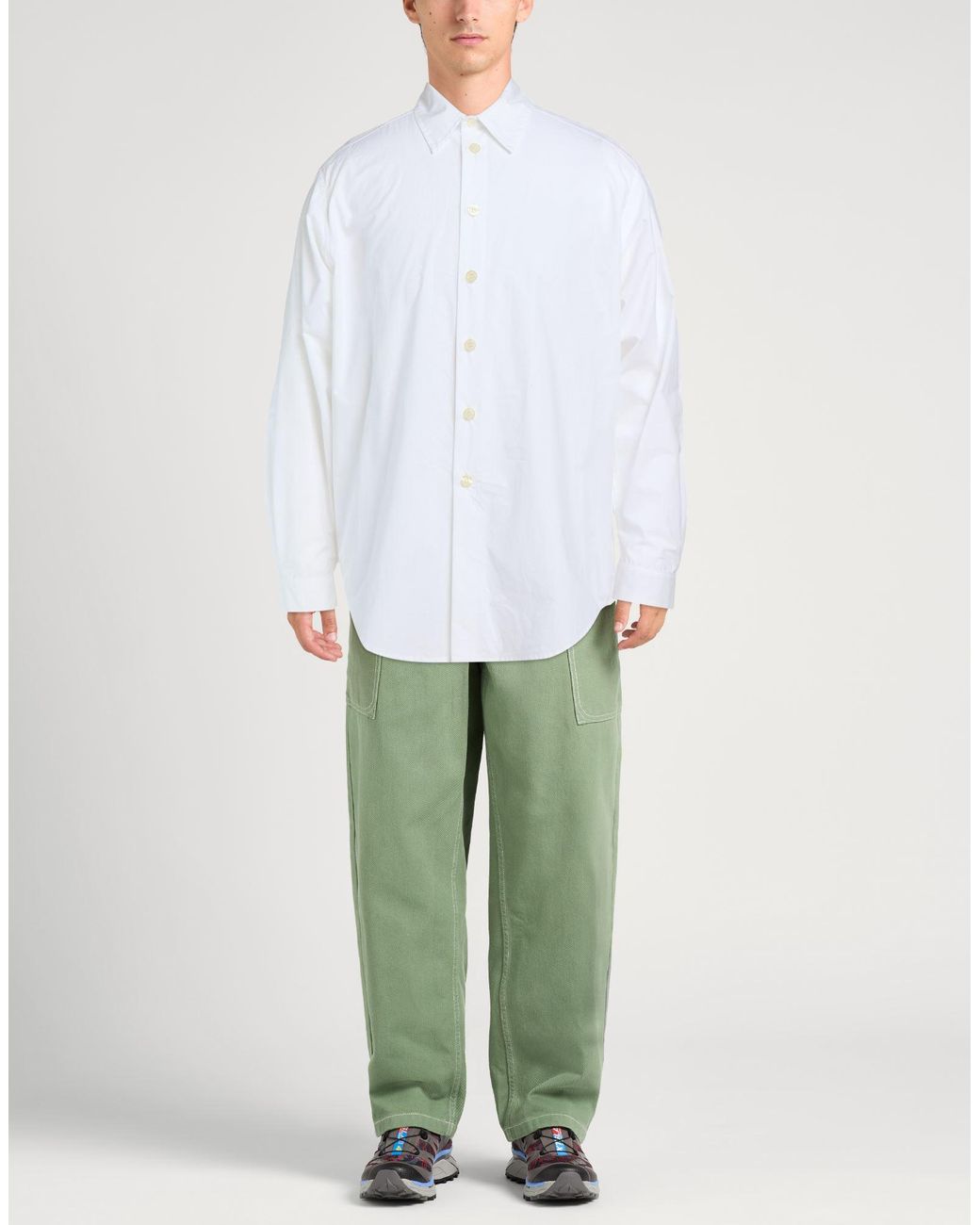 ROLD SKOV White Shirt Cotton for men