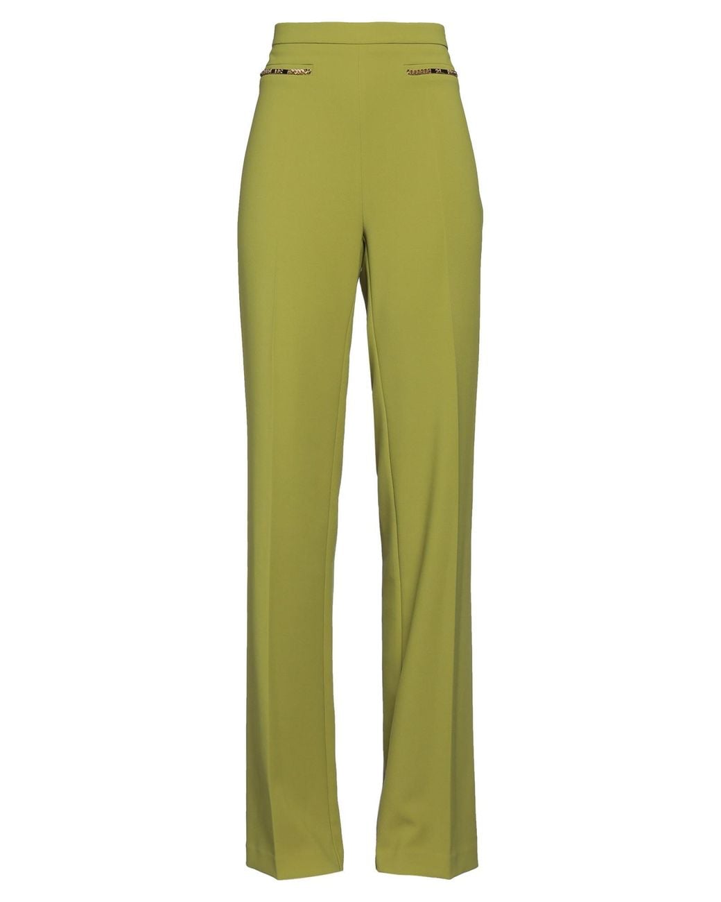 Elisabetta Franchi Green Trouser