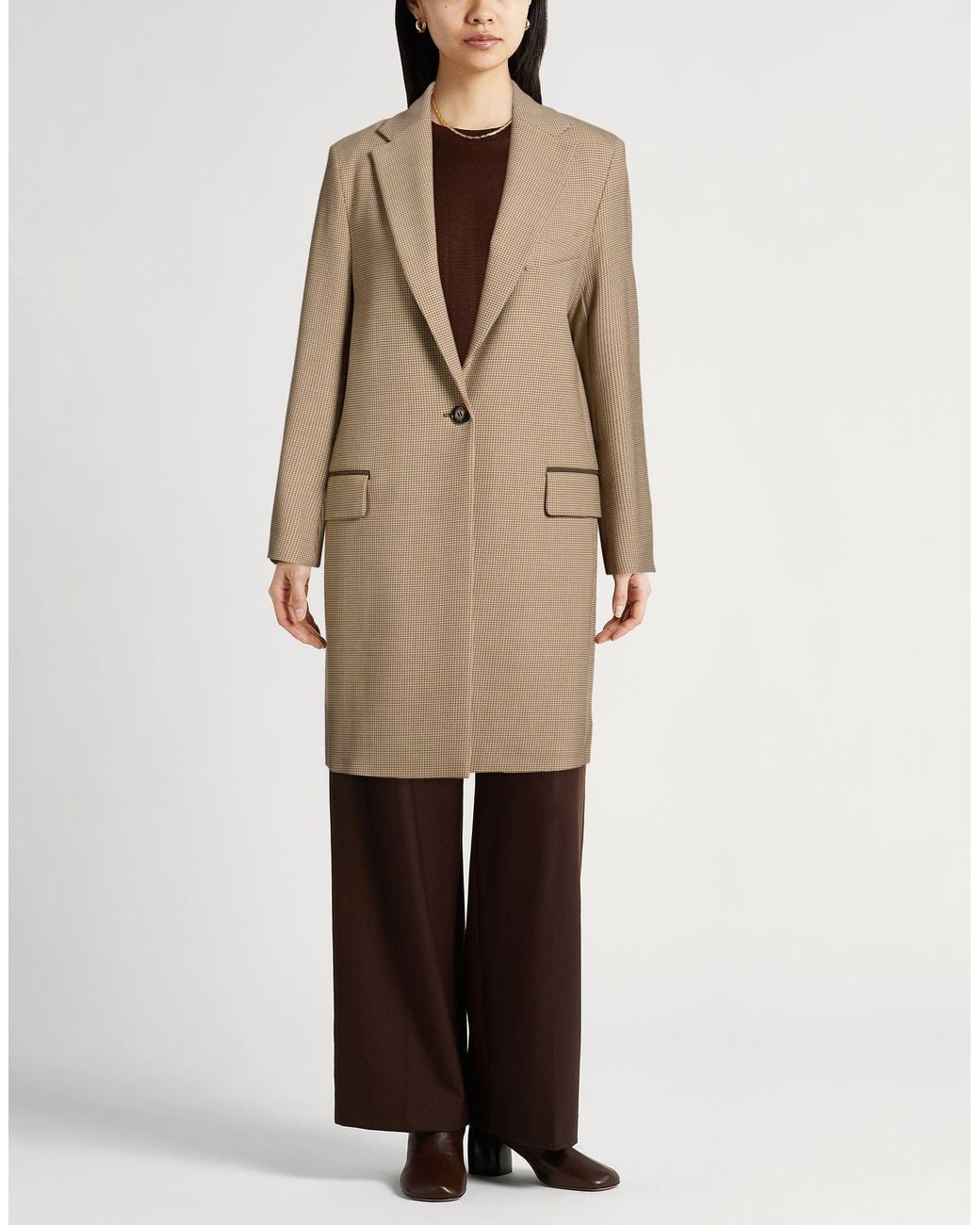 Really Wild Clothing Natural Coat Polyester, Virgin Wool, Elastane