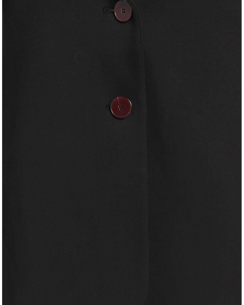 Alysi Black Blazer Cotton, Polyamide, Elastane, Wool, Viscose