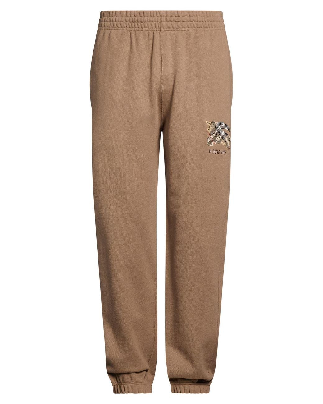 Burberry Natural Khaki Pants Cotton for men