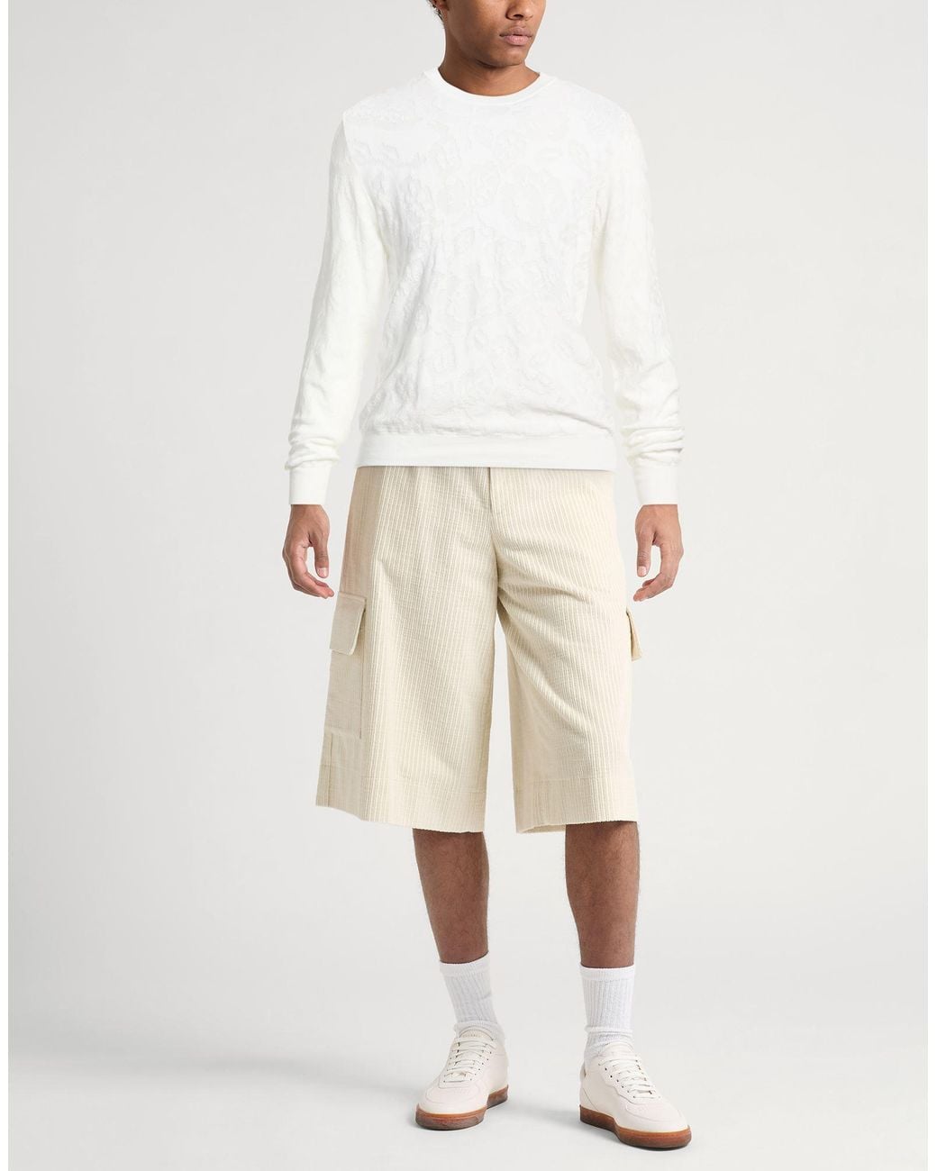 Pullover Roberto Collina pour homme en coloris White