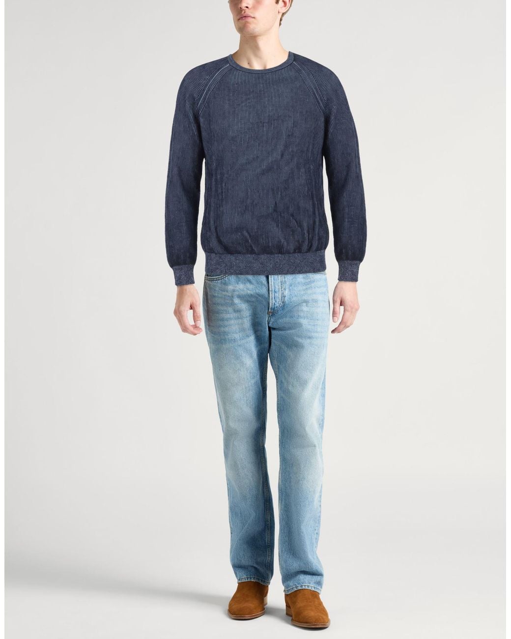 Pullover Moorer pour homme en coloris Blue