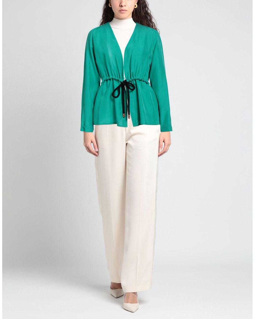Alysi Green Suit Jacket