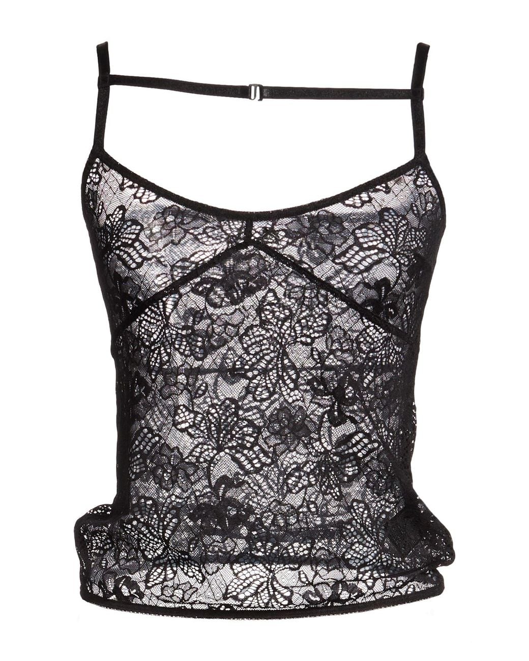 Patrizia Pepe Black Top Polyamide, Elastane