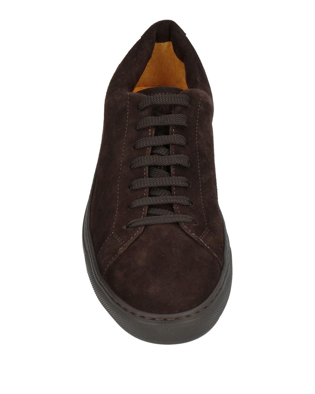 Doucal's Brown Dark Sneakers Leather for men