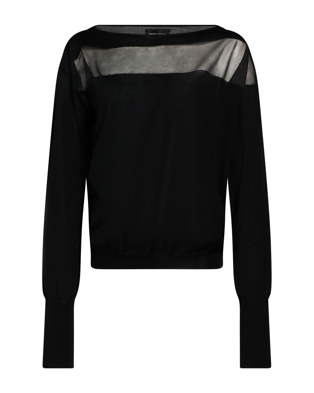 Roberto Collina Black Pullover