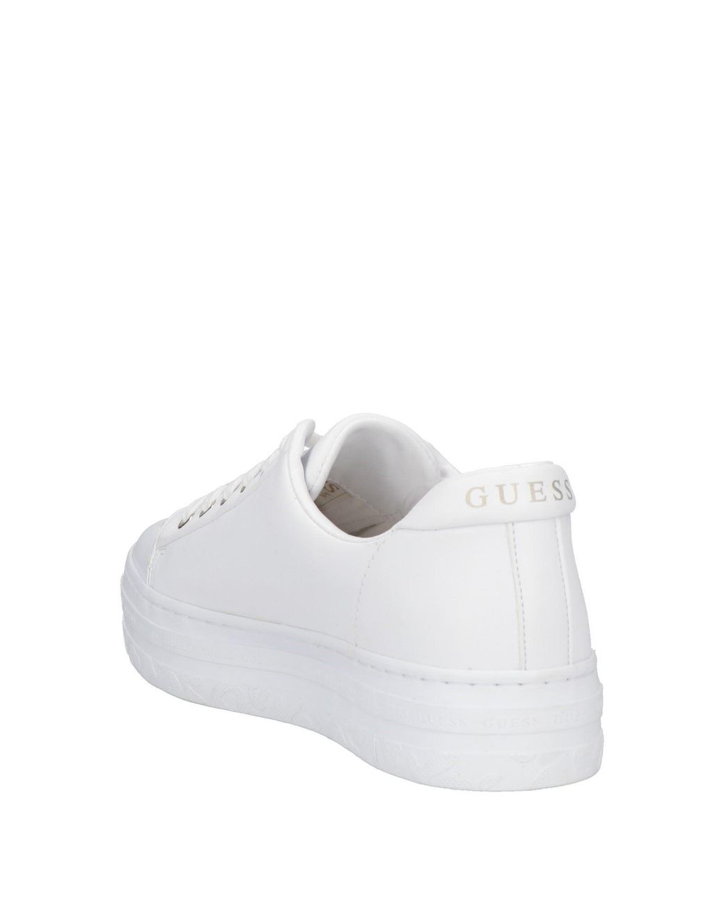 Guess white on sale leather sneakers
