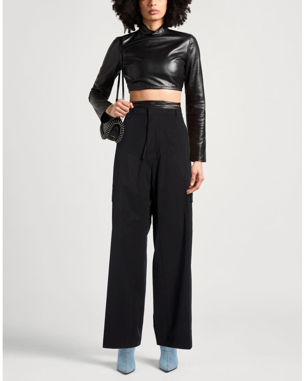 DSquared² Black Pants Cotton, Elastane