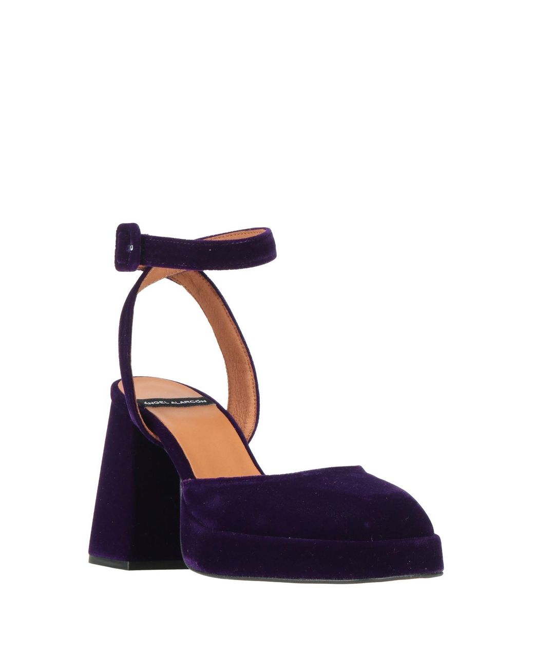 Angel Alarcon Blue Pumps Textile Fibers