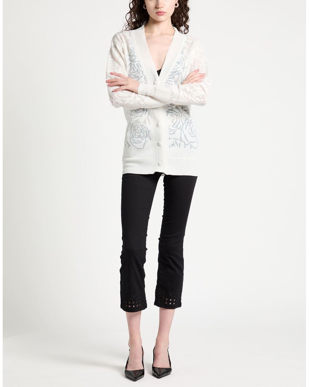 Ermanno Scervino White Cardigan
