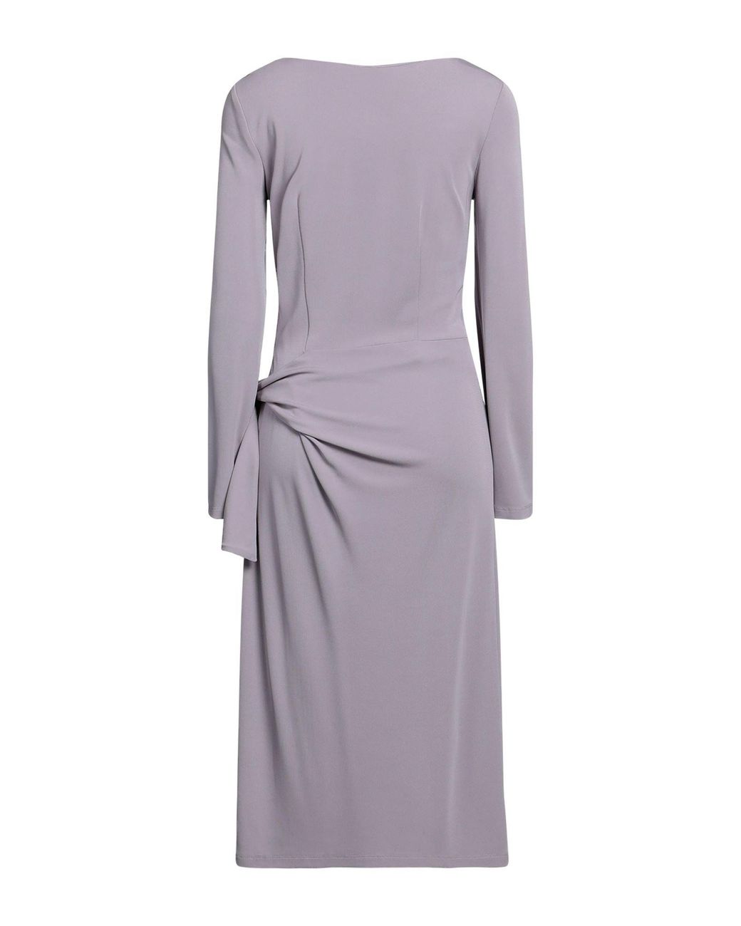 Alberta Ferretti Purple Midi Dress