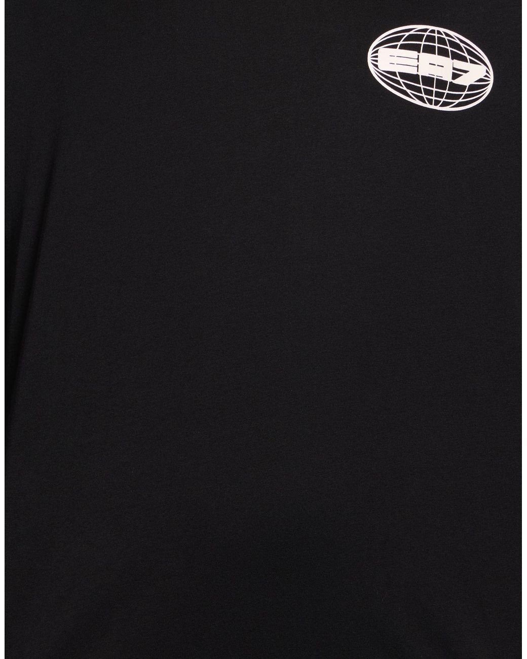EA7 Black T-Shirts for men