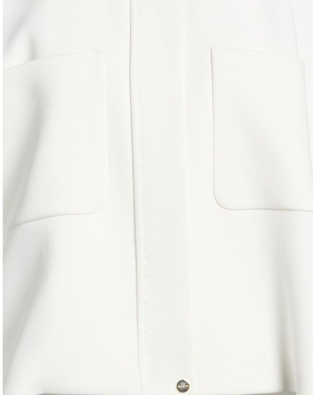 Max Mara White Jacket Acetate, Polyester