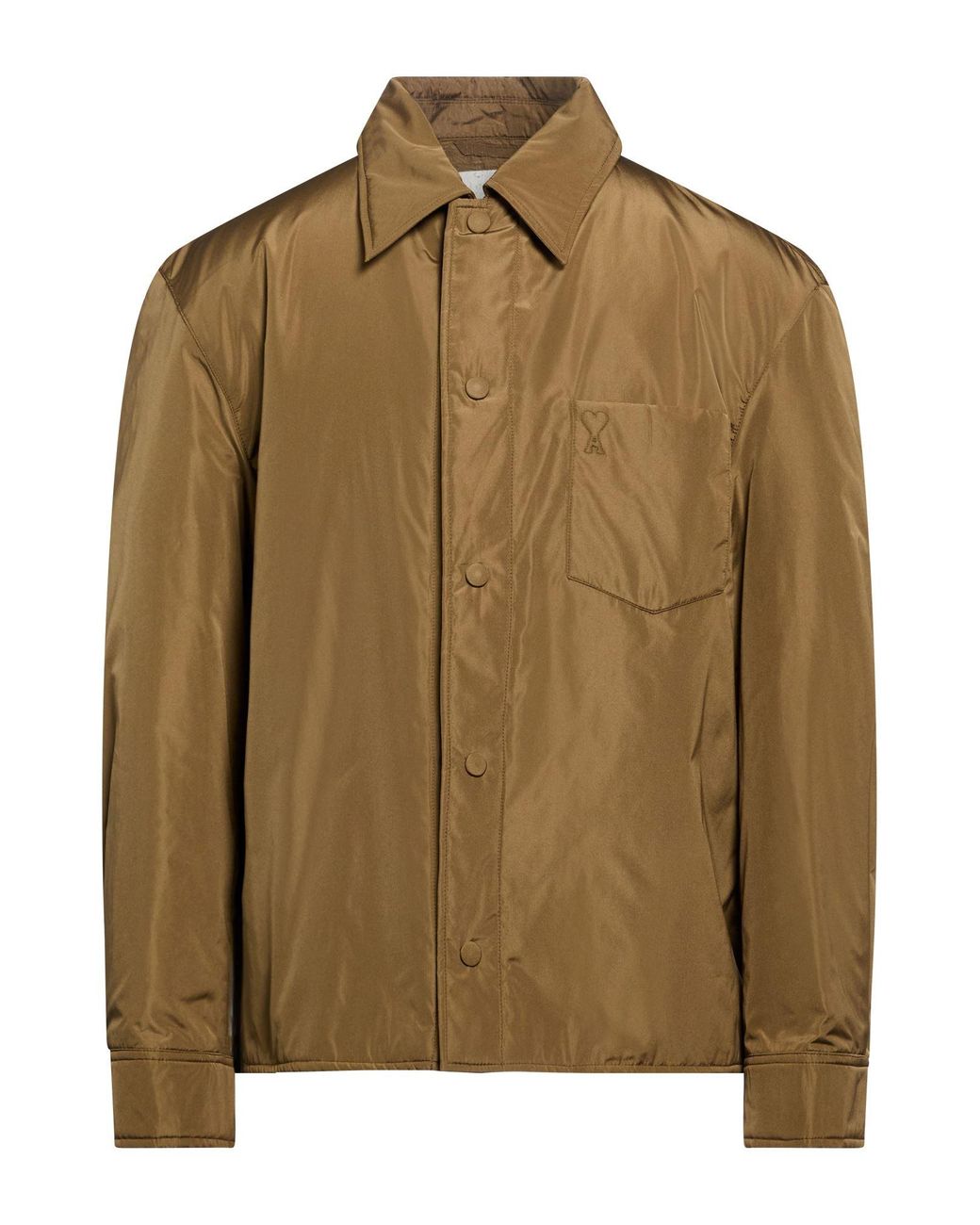 AMI Brown Camel Jacket Polyester for men