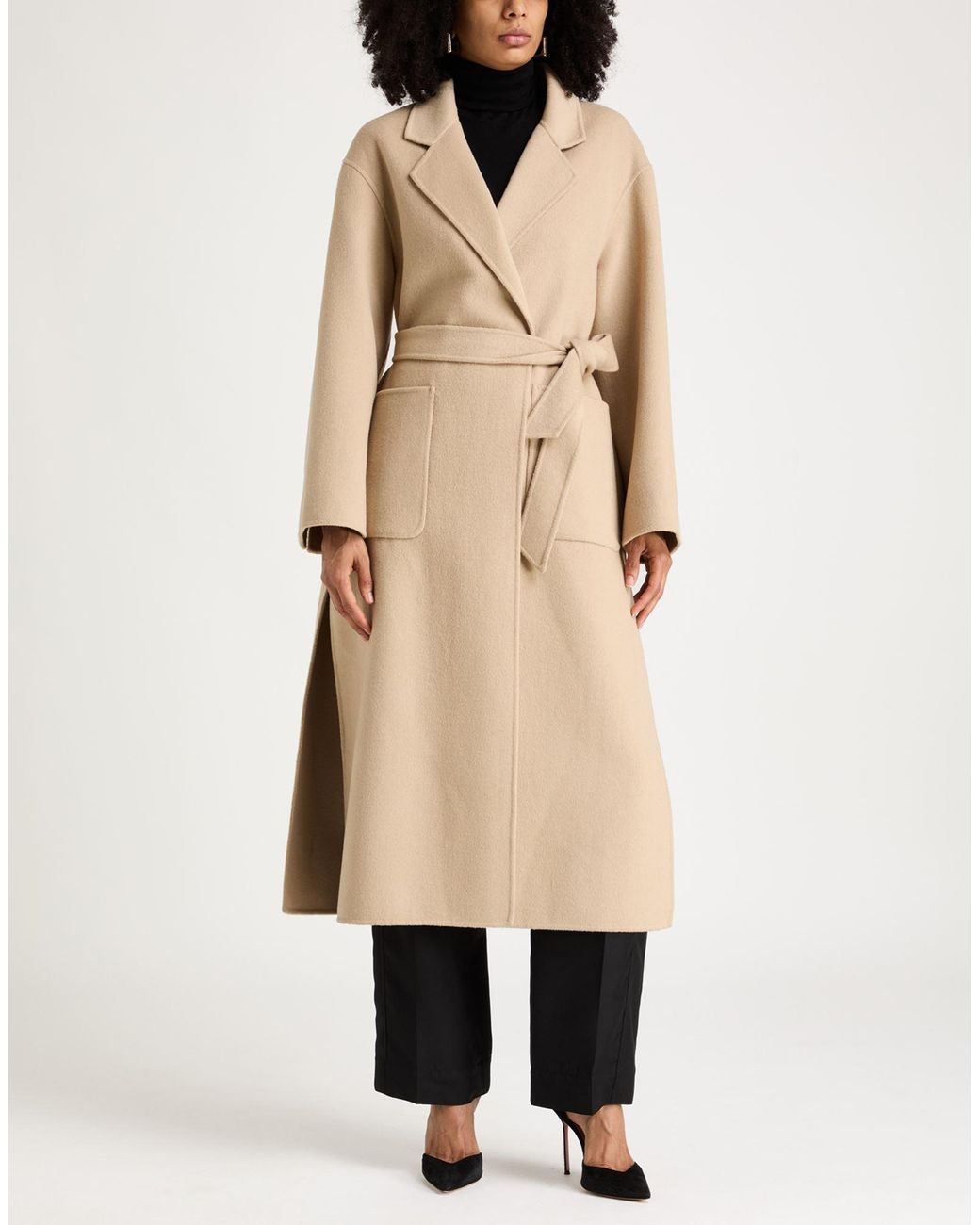 Caractere Natural Coat Wool, Polyester