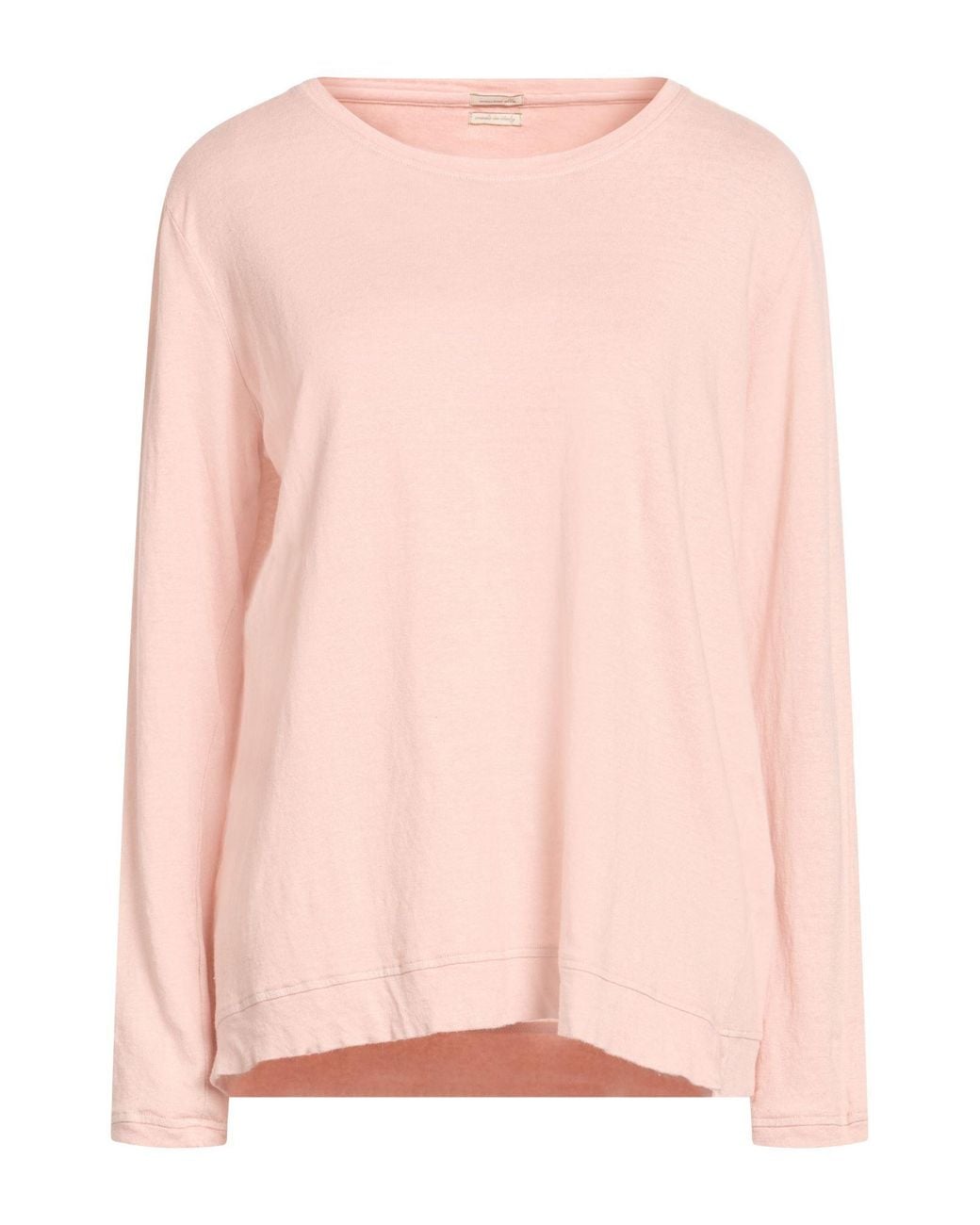 Massimo Alba Pink T-Shirt Linen, Cotton