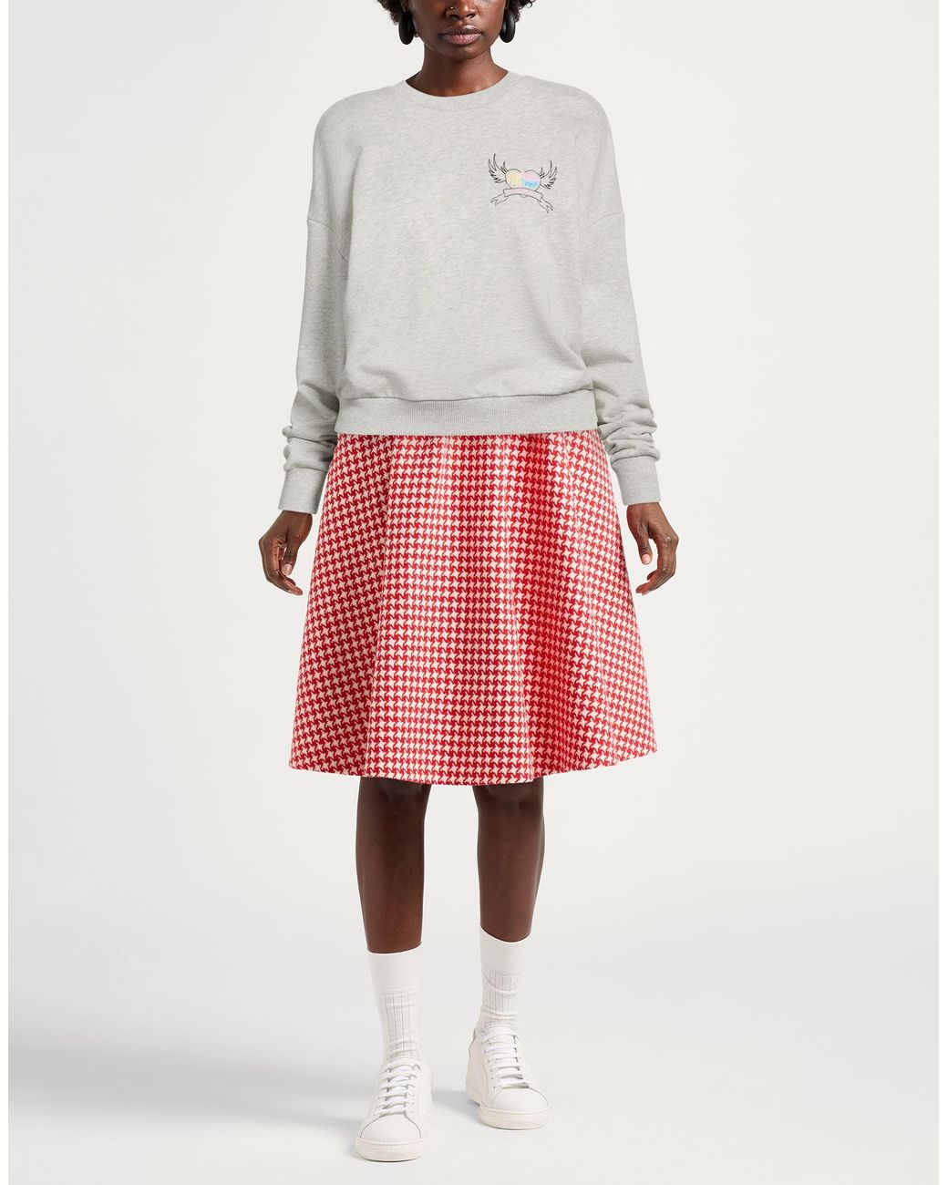 Chiara Ferragni White Light Sweatshirt Cotton