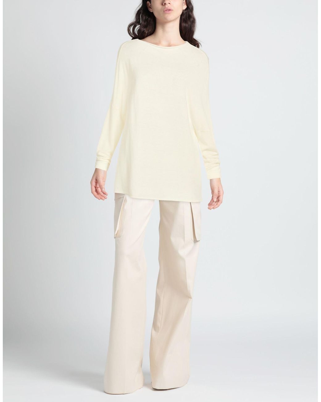 ALESSIA SANTI White Sweaters
