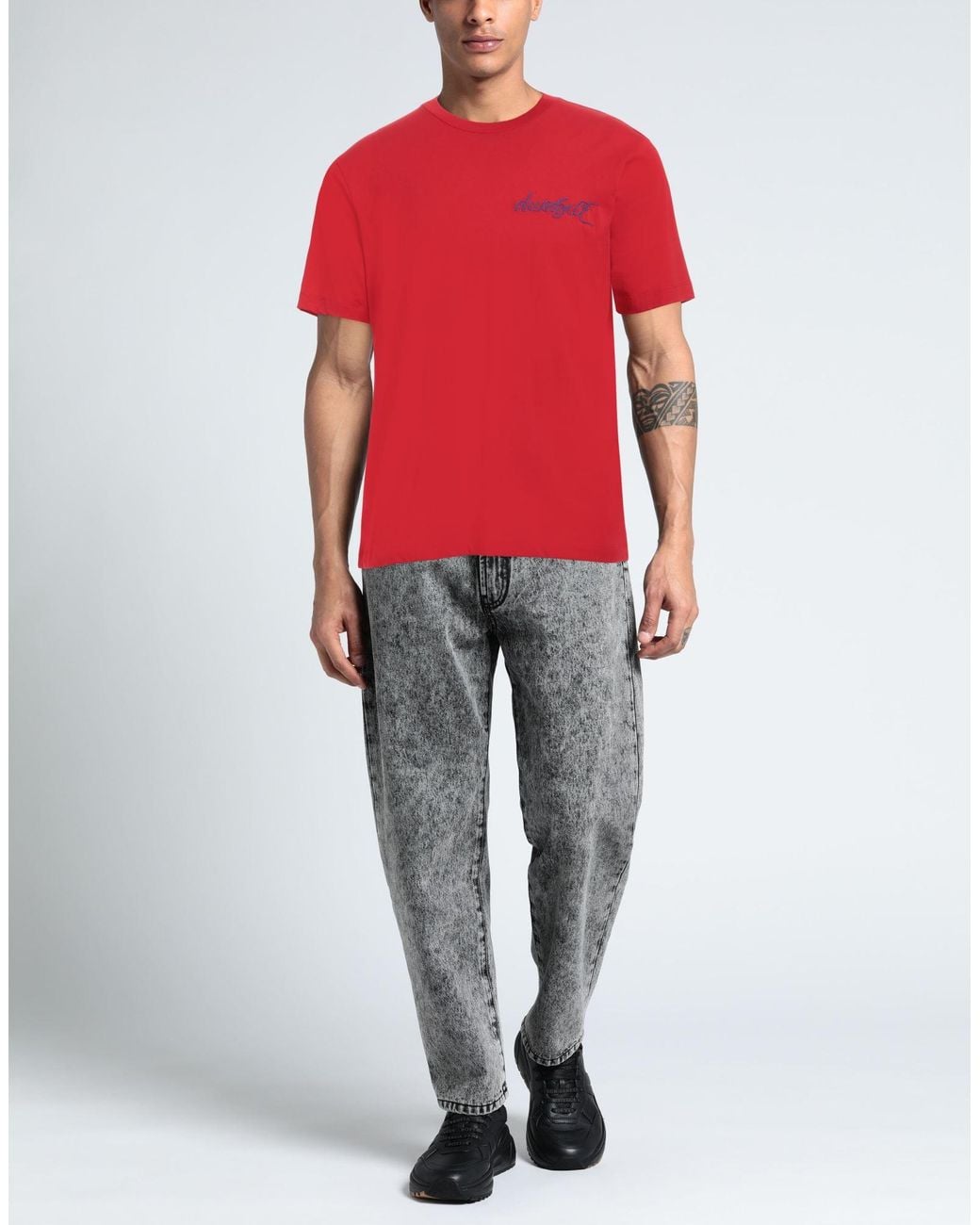 Dunhill Red T-shirt for men