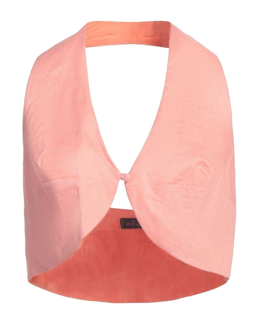 ACTUALEE Pink Tailored Vest