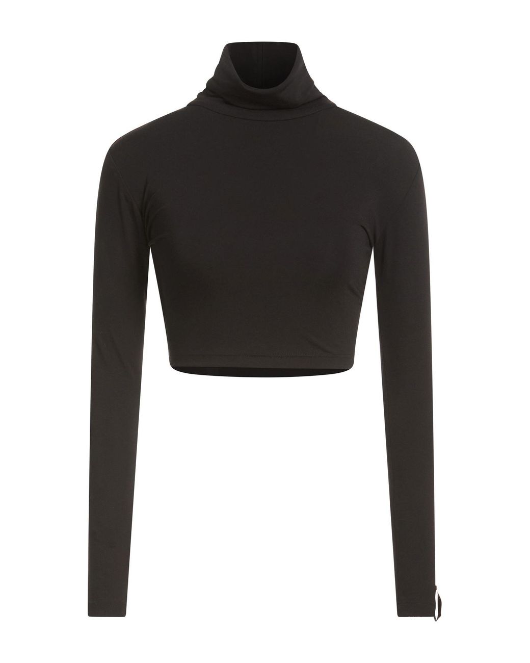 hinnominate Black T-Shirt Rayon, Polyamide, Elastane