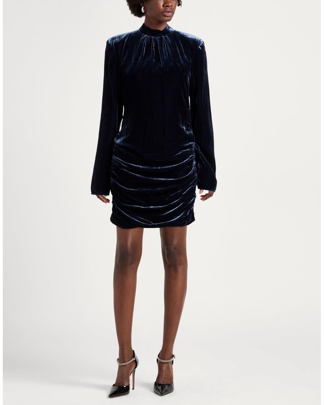 ROTATE BIRGER CHRISTENSEN Blue Mini Dress