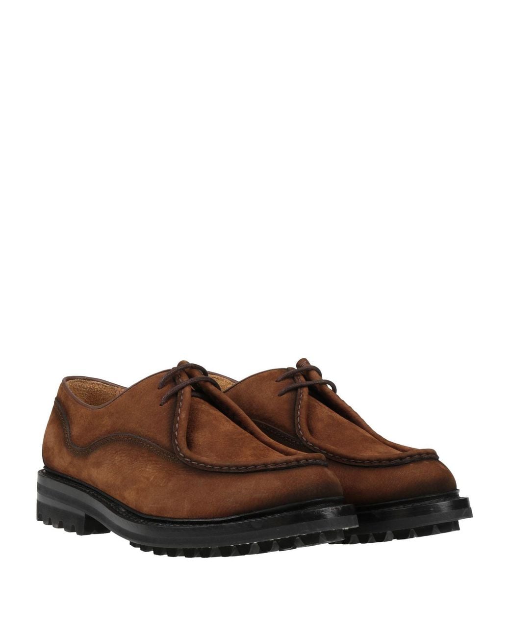 Church's Brown Lace-Up Shoes Leather for men