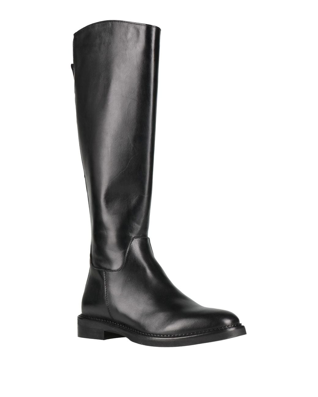 Trend Black Boot Leather