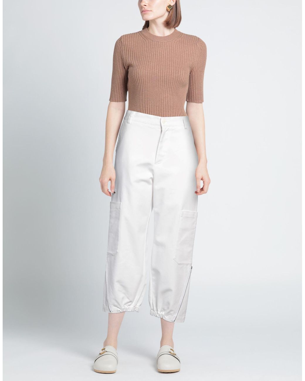 Barena White Trouser