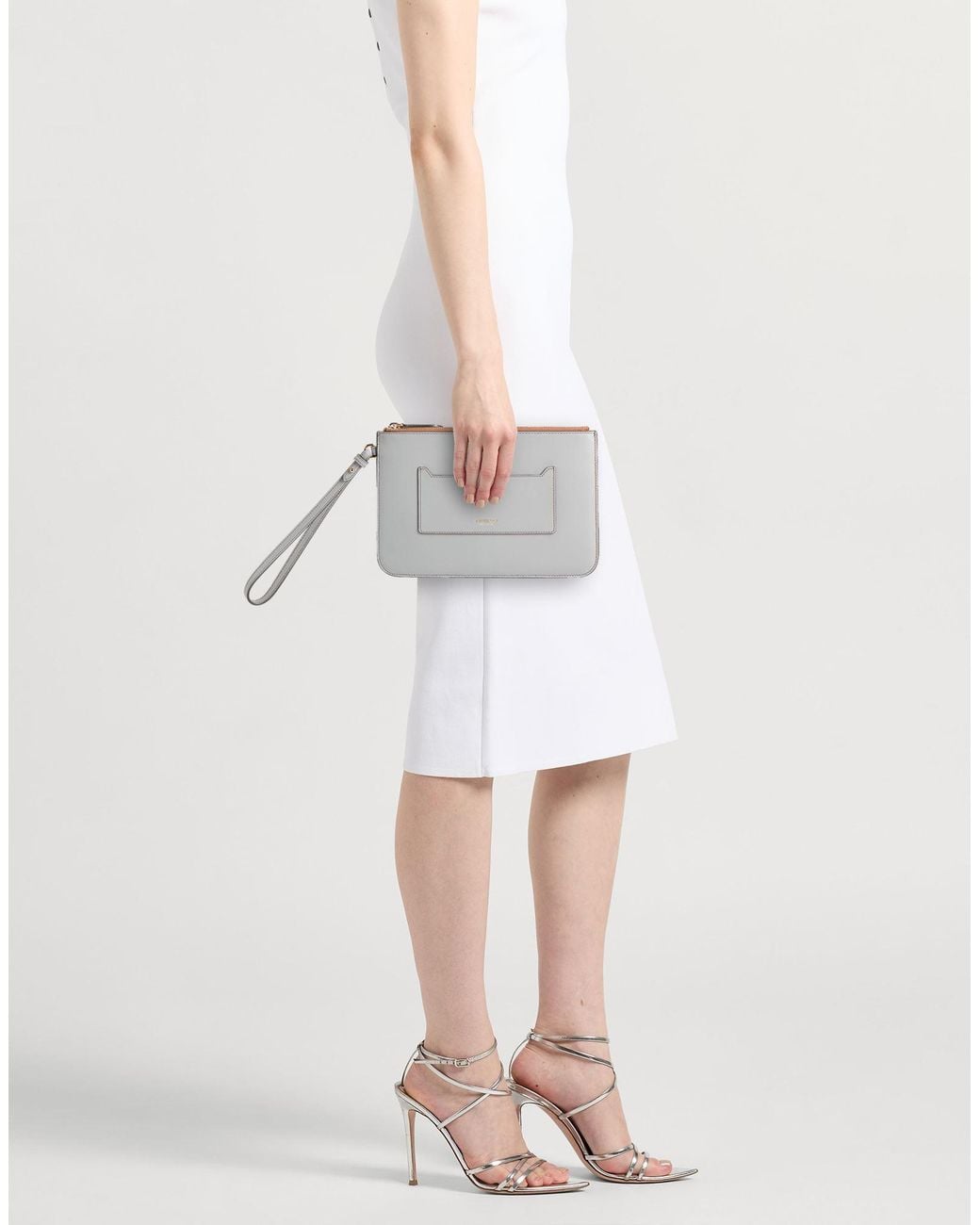 Burberry Gray Clutch
