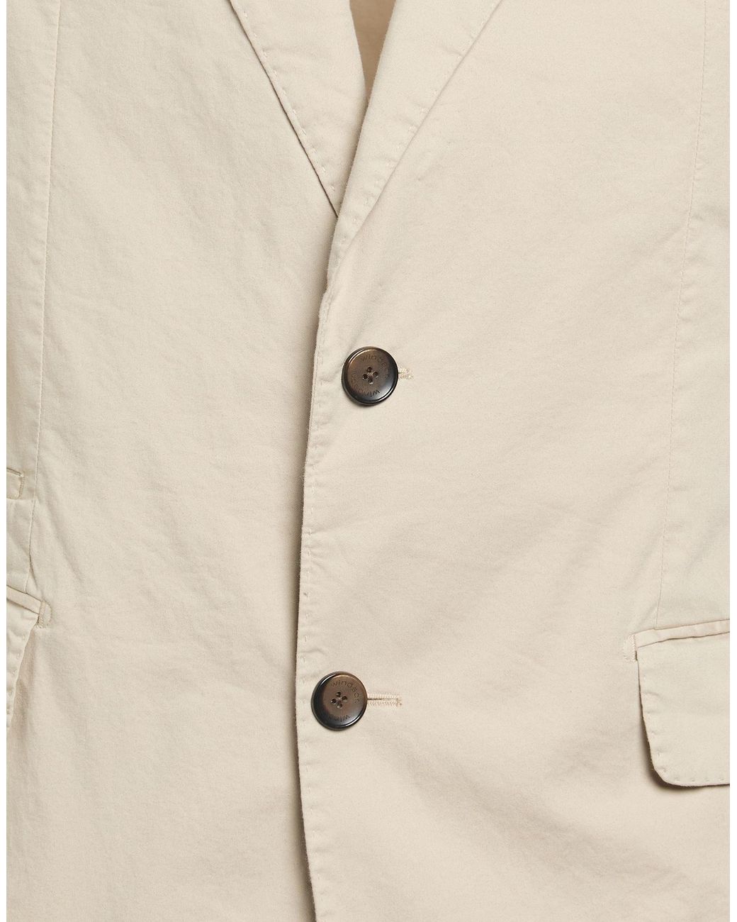 Windsor. Natural Suit Cotton, Elastane for men