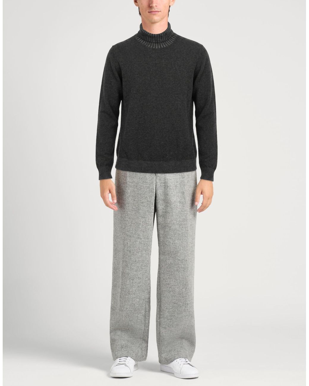 Gran Sasso Black Turtleneck for men