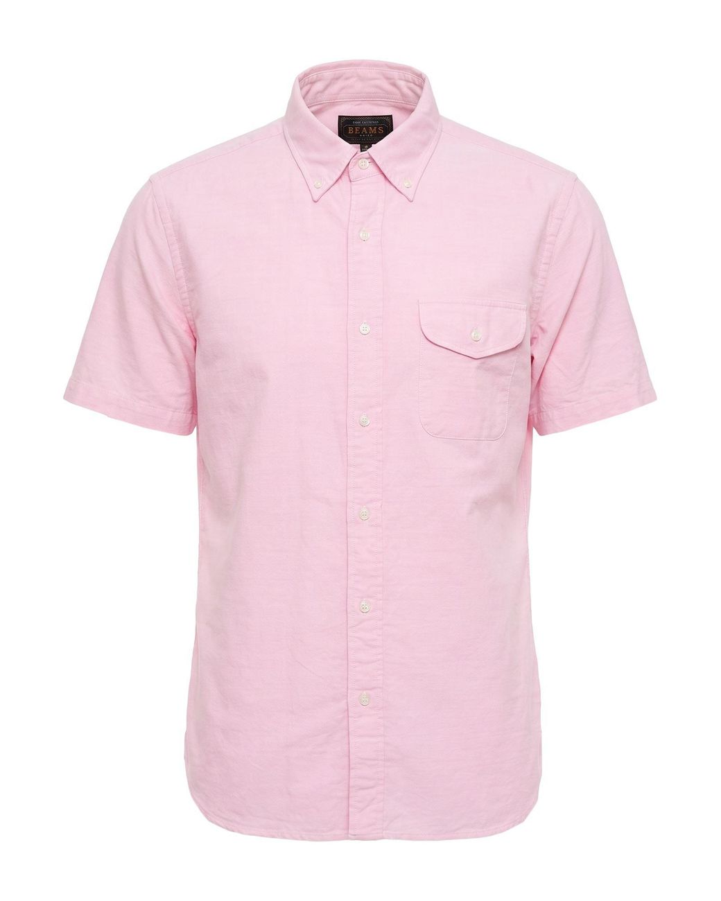 Beams Plus Pink Shirt Cotton for men