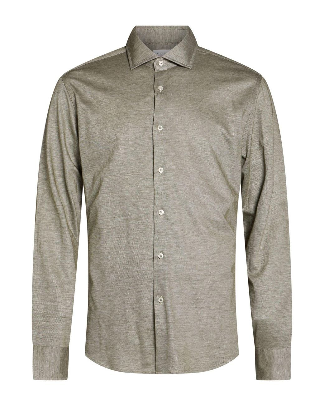Xacus Gray Khaki Shirt Cotton, Lyocell for men