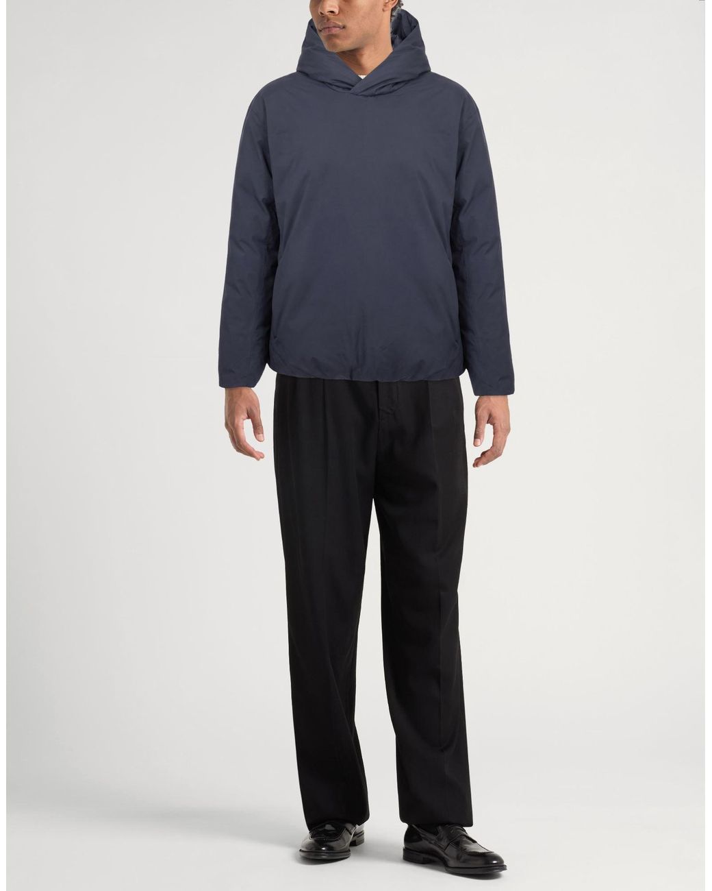 Herno Blue Jacket Polyester, Ptfe for men