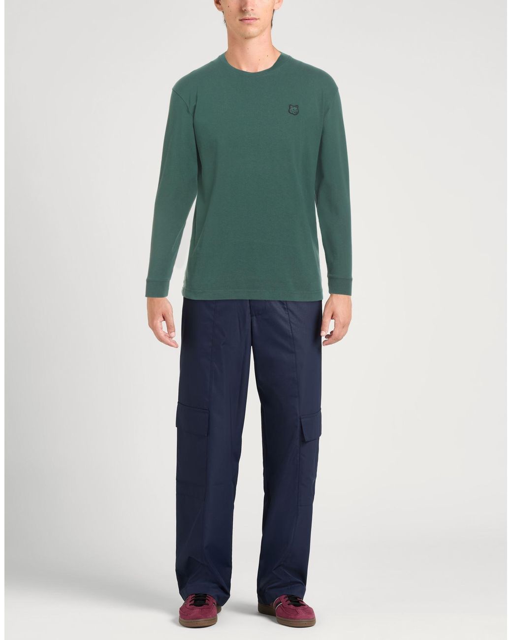 Maison Kitsuné Green T-shirt for men