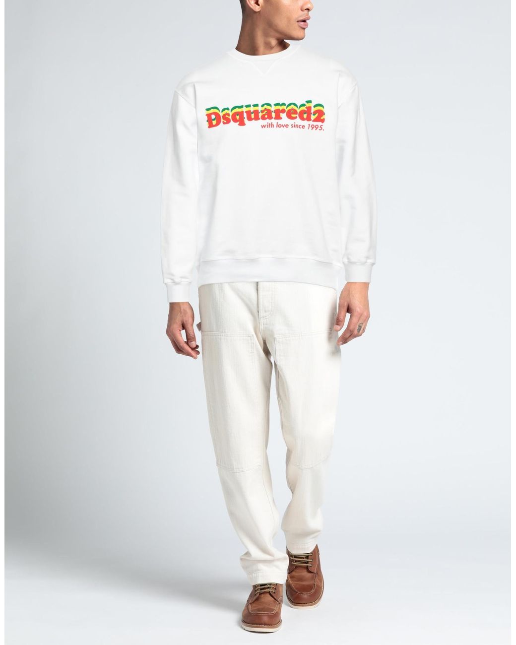 DSquared² White Sweatshirt for men
