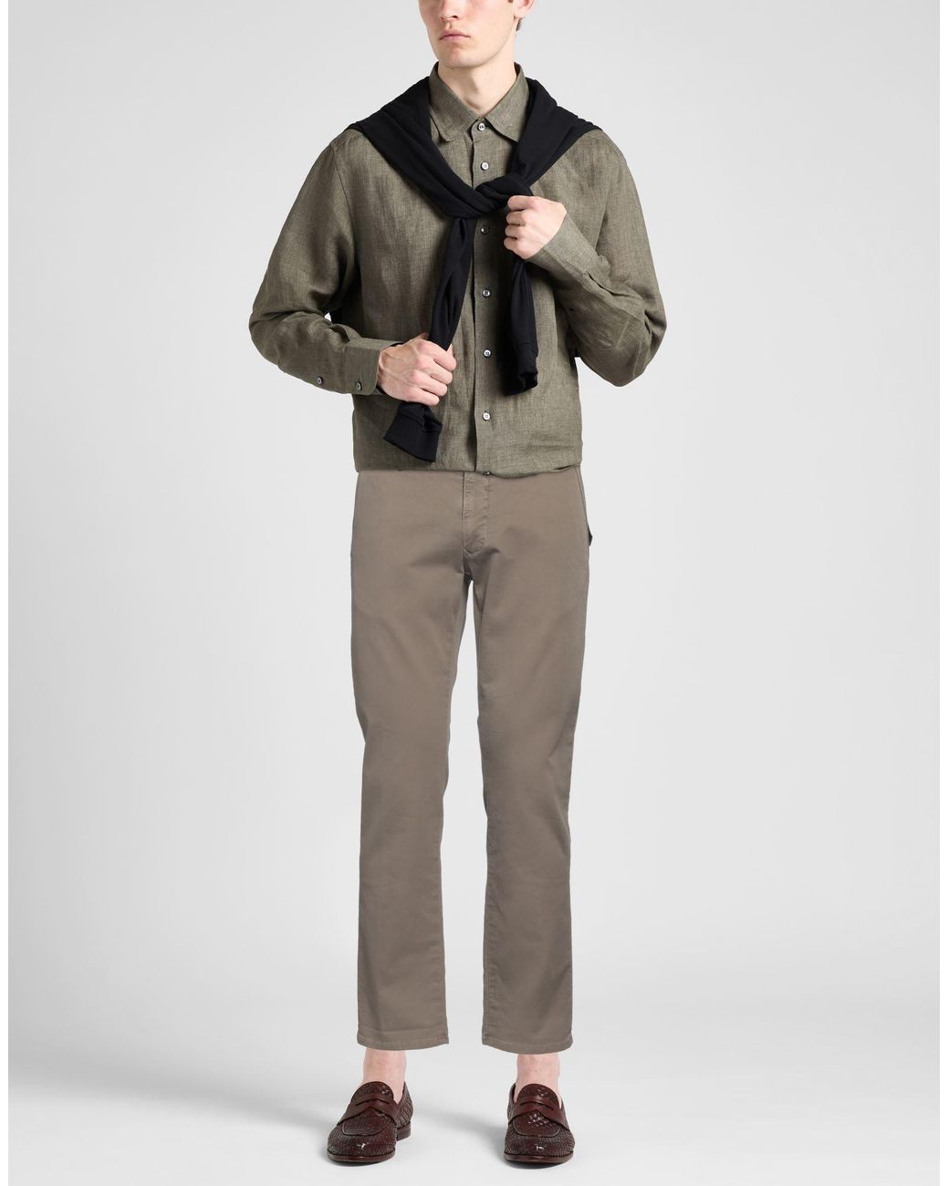 Incotex Gray Trouser for men