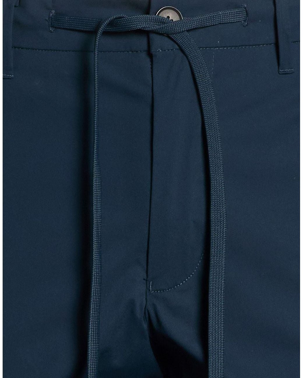 SELECTED Blue Midnight Pants Organic Cotton, Nylon, Cotton, Elastane for men
