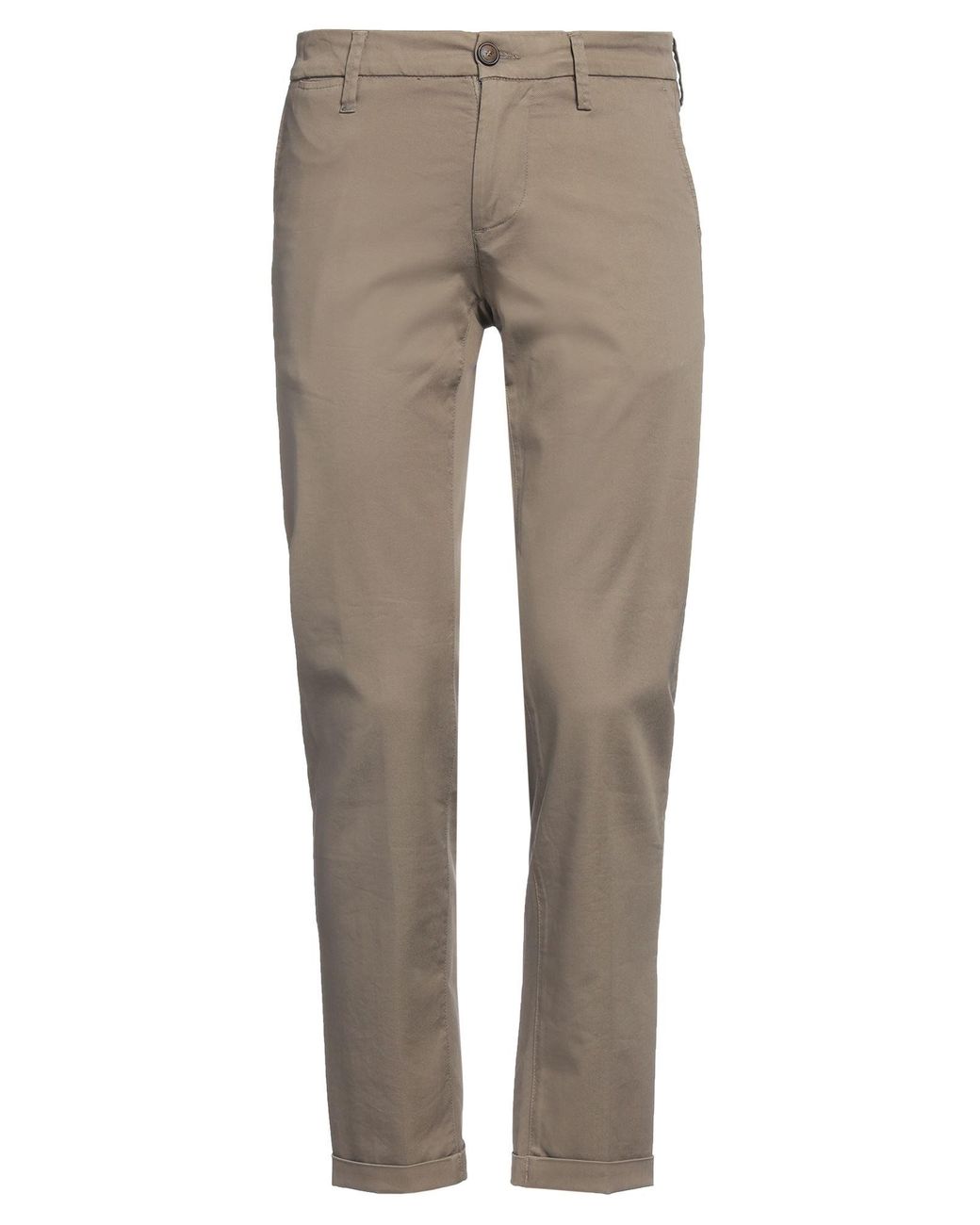 RE_HASH Gray Pants Cotton, Tencel Lyocell, Elastane for men