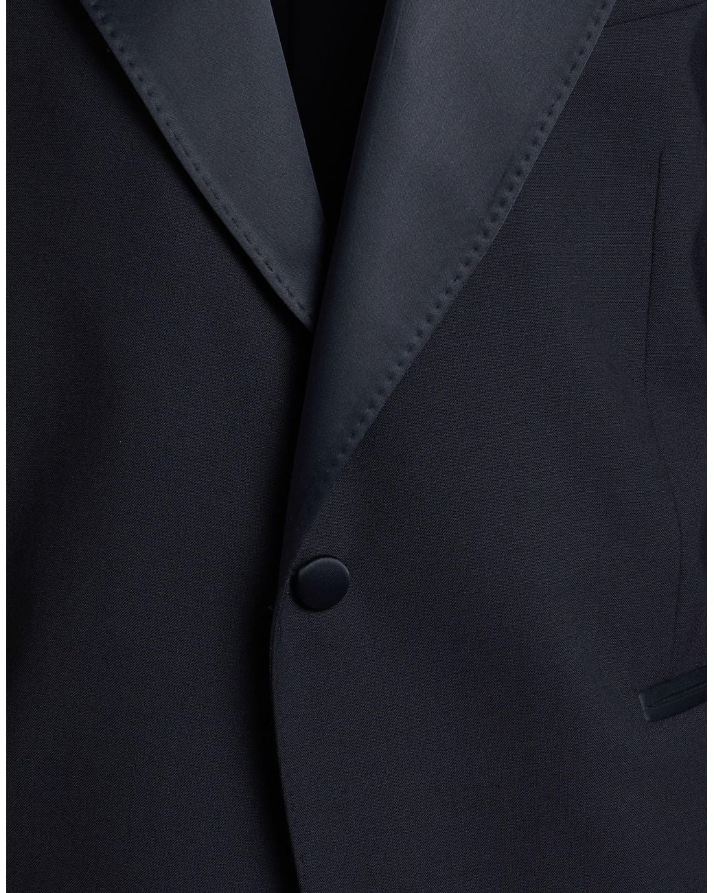 Brian Dales Blue Midnight Suit Polyester, Wool, Elastane for men