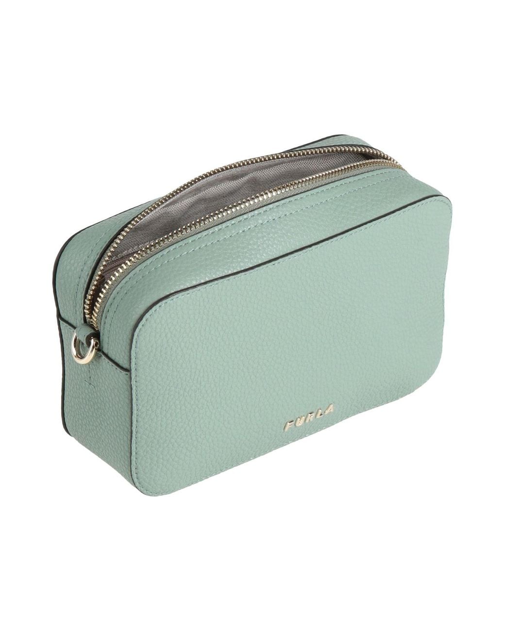 Furla Green Cross-Body Bag Leather