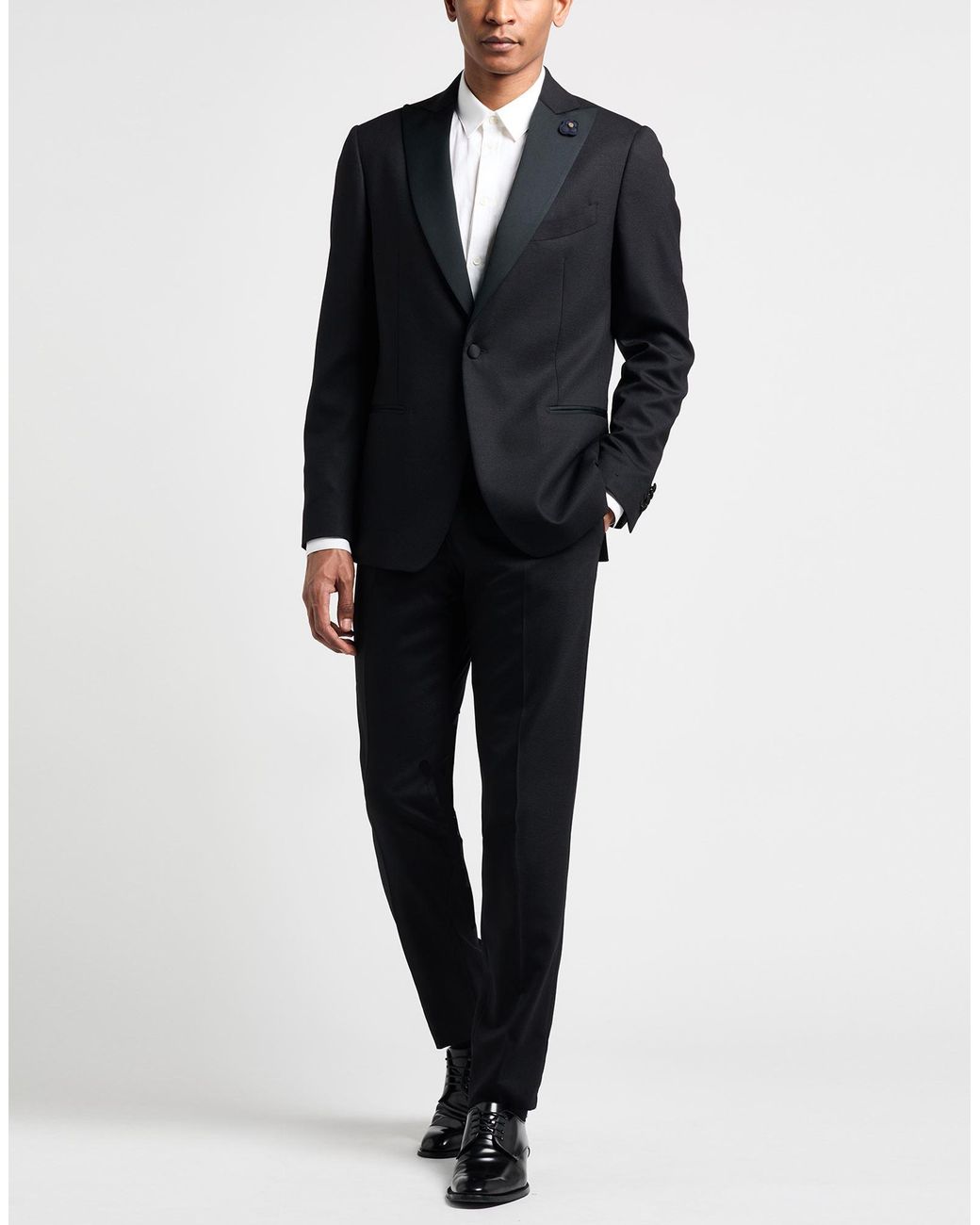 Traje Lardini de hombre de color Black