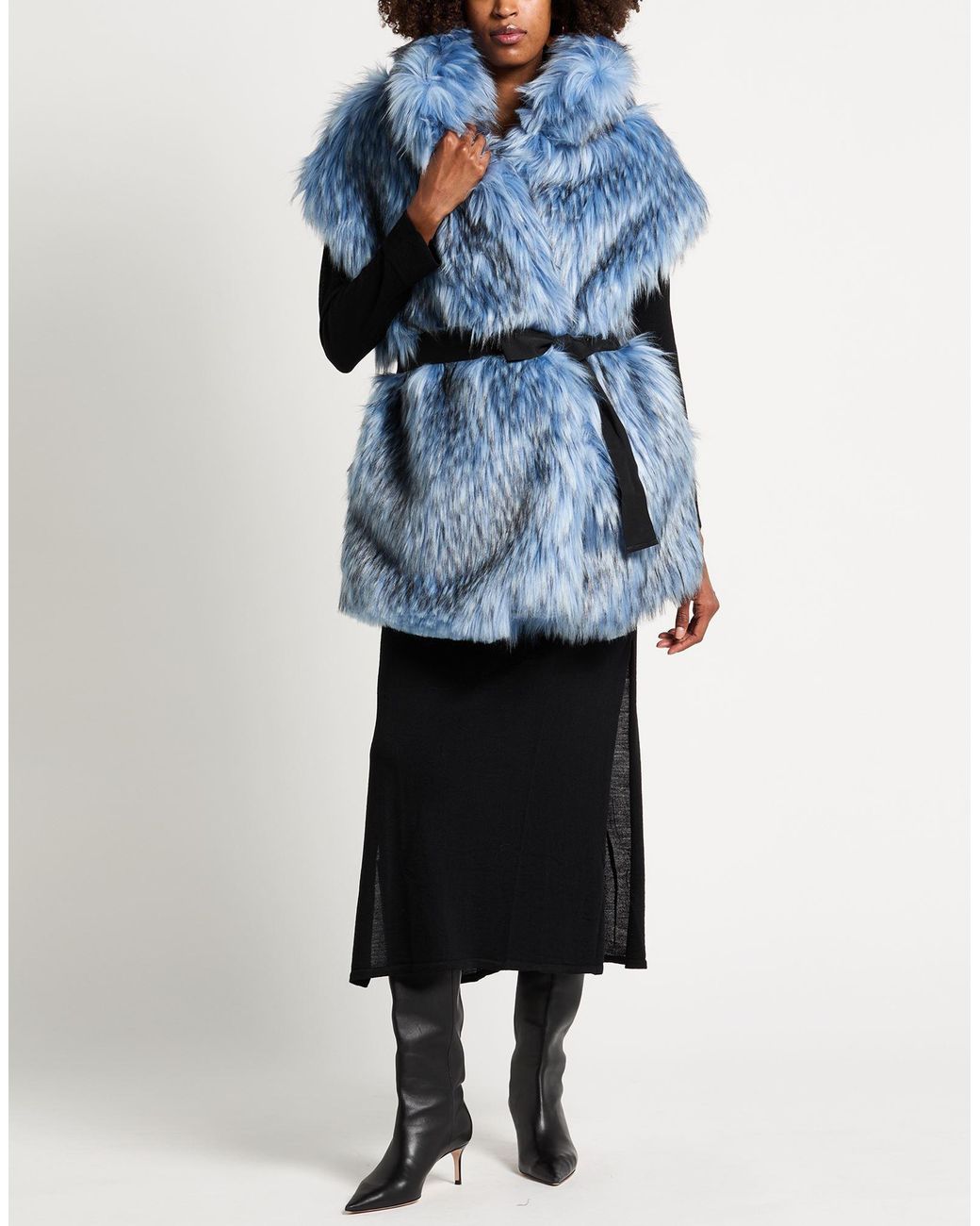 Shirtaporter Blue Shearling & Teddy